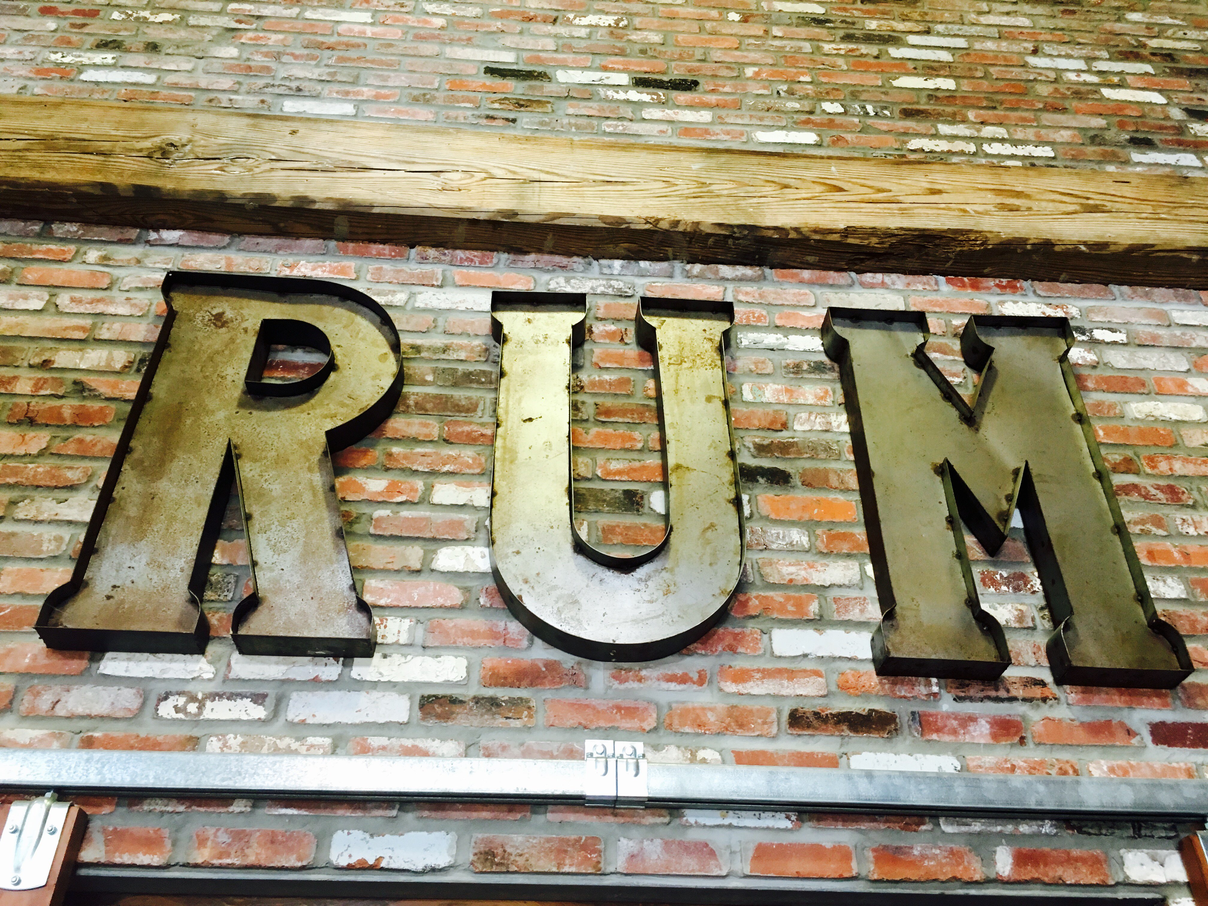 Rum Sign at Louisiana Spirits Distillery